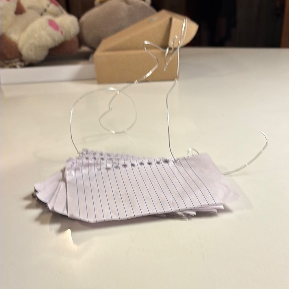 Wire and Paper Sculpture